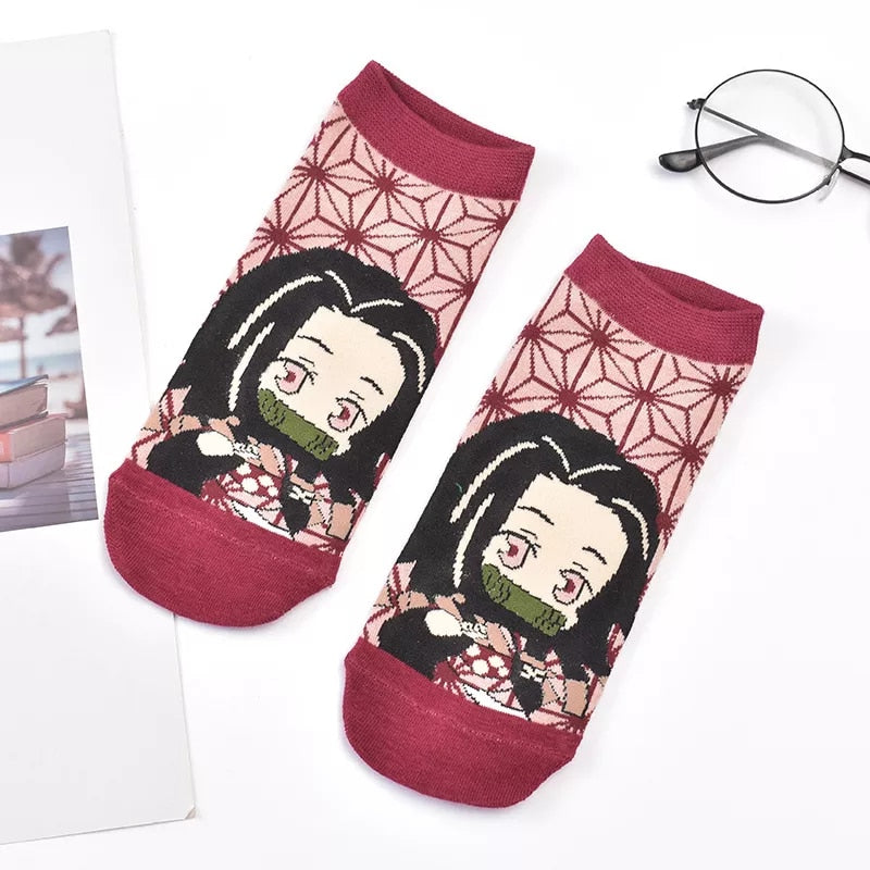 Demon Slayer 5 Pairs Socks - Anime Fantasy Land