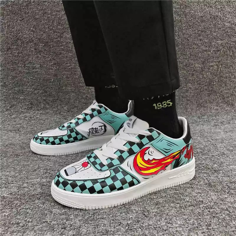 Demon Slayer Agatsuma Zenitsu Cosplay Shoes - Anime Fantasy Land