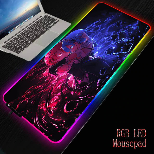 Rezero Glowing Rubber Computer Pads - Anime Fantasy Land