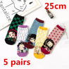 Demon Slayer Cosplay Prop Cartoons Socks - Anime Fantasy Land