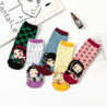 Demon Slayer High 5 Pairs  Socks - Anime Fantasy Land