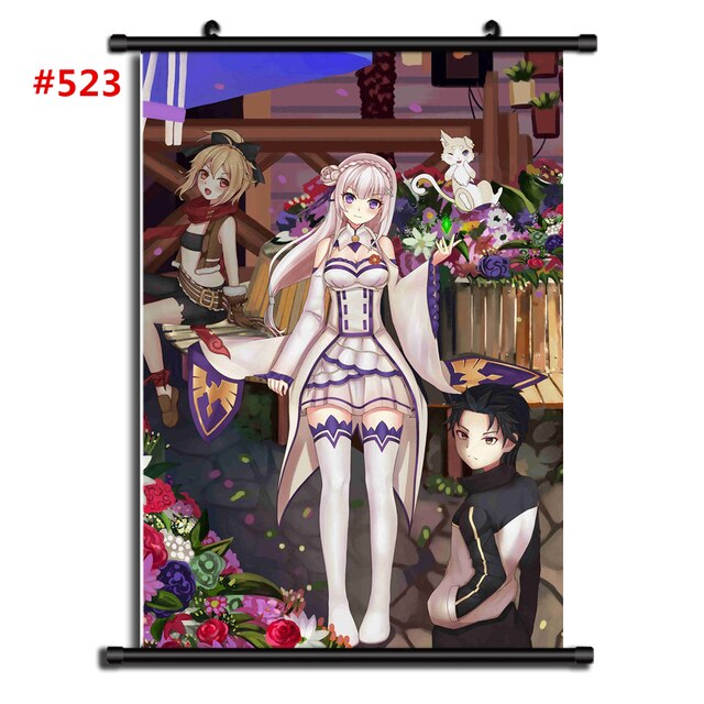 Re:Zero Wall Scroll Posters - Anime Fantasy Land